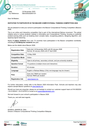 BEAVER 2026 INVITATION LETTER-latest